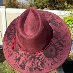 Fall Sunflower Pumpkin Merlot